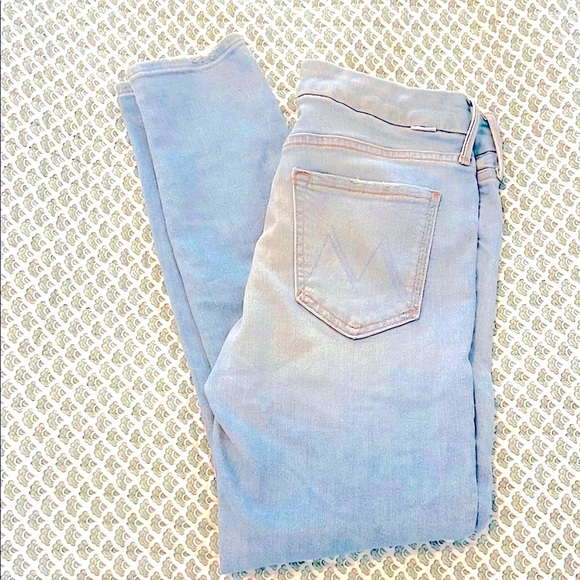 MOTHER The Looker Crop Skinny Jeans in Fresh Catch Size 28 - Picture 2 of 16